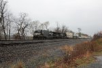 NS 4665 and 4175 take train 29G west through Cove PA